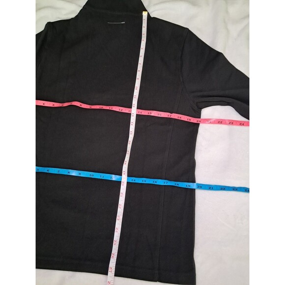 J.Crew Performance Half Zip Pullover COOLMAX Technology Black BW405 Size M NWT - Picture 10 of 12